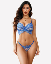 FLace Bra and Panty 2 Piece Sets